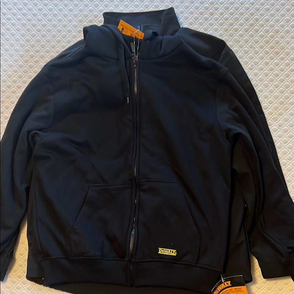 Men's Black Zip-Up Jacket